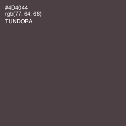 #4D4044 - Tundora Color Image