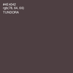 #4E4042 - Tundora Color Image