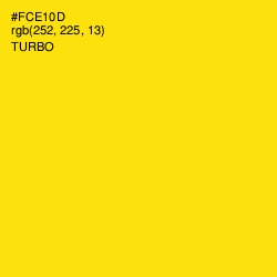 #FCE10D - Turbo Color Image