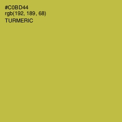 #C0BD44 - Turmeric Color Image
