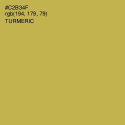 #C2B34F - Turmeric Color Image