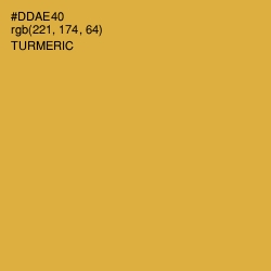 #DDAE40 - Turmeric Color Image