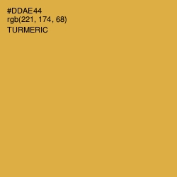 #DDAE44 - Turmeric Color Image