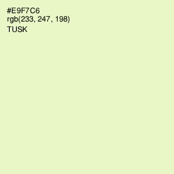 #E9F7C6 - Tusk Color Image