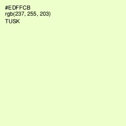 #EDFFCB - Tusk Color Image