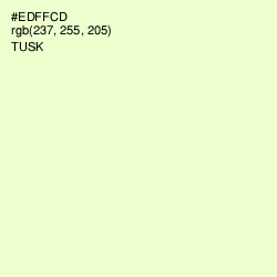 #EDFFCD - Tusk Color Image