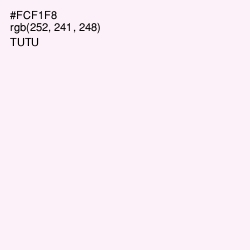 #FCF1F8 - Tutu Color Image