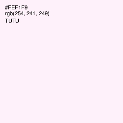 #FEF1F9 - Tutu Color Image
