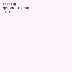#FFF1F8 - Tutu Color Image