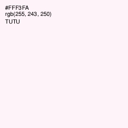 #FFF3FA - Tutu Color Image