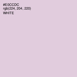 #E0CCDC - Twilight Color Image