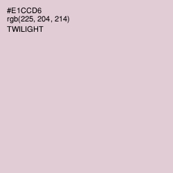 #E1CCD6 - Twilight Color Image