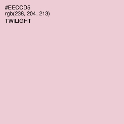 #EECCD5 - Twilight Color Image