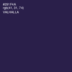 #291F4A - Valhalla Color Image