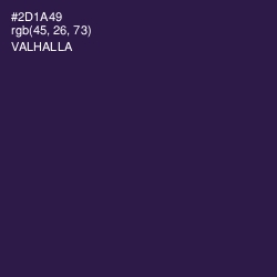 #2D1A49 - Valhalla Color Image