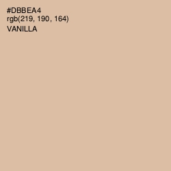 #DBBEA4 - Vanilla Color Image