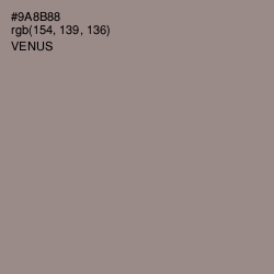 #9A8B88 - Venus Color Image
