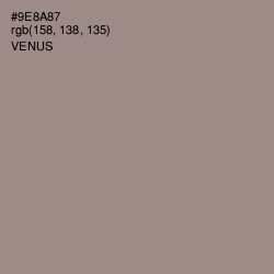 #9E8A87 - Venus Color Image