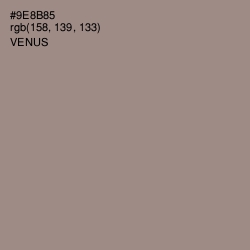 #9E8B85 - Venus Color Image