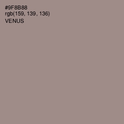 #9F8B88 - Venus Color Image