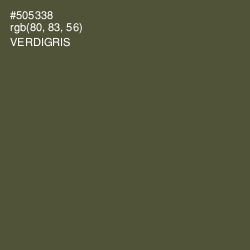 #505338 - Verdigris Color Image