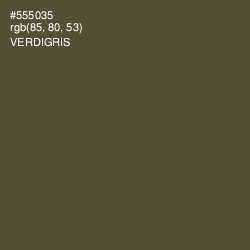#555035 - Verdigris Color Image