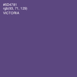 #5D4781 - Victoria Color Image