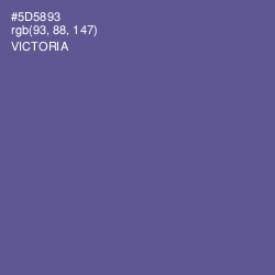 #5D5893 - Victoria Color Image