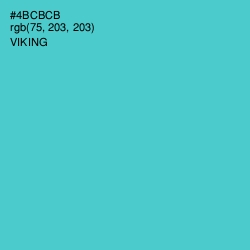 #4BCBCB - Viking Color Image