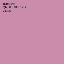 #CB8BAB - Viola Color Image