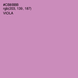 #CB8BBB - Viola Color Image