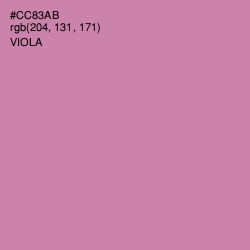 #CC83AB - Viola Color Image