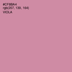 #CF8BA4 - Viola Color Image