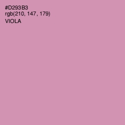 #D293B3 - Viola Color Image