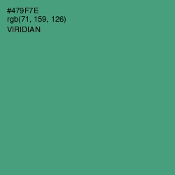 #479F7E - Viridian Color Image