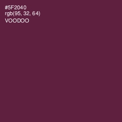 #5F2040 - Voodoo Color Image