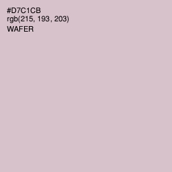 #D7C1CB - Wafer Color Image