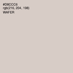 #D8CCC6 - Wafer Color Image