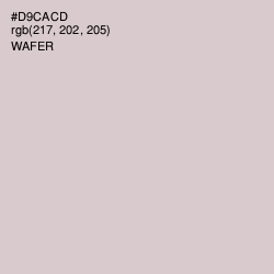 #D9CACD - Wafer Color Image
