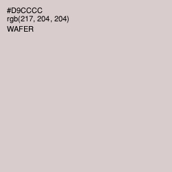 #D9CCCC - Wafer Color Image