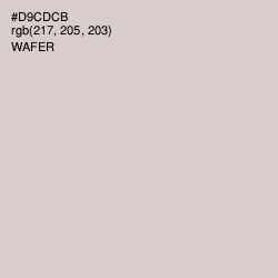 #D9CDCB - Wafer Color Image