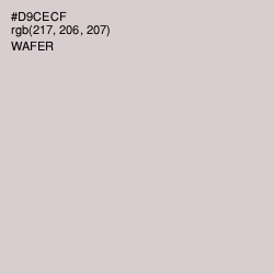 #D9CECF - Wafer Color Image