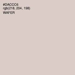 #DACCC6 - Wafer Color Image
