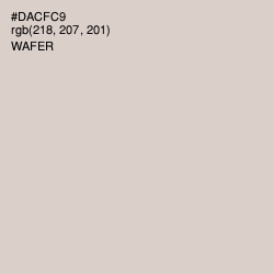 #DACFC9 - Wafer Color Image