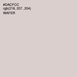 #DACFCC - Wafer Color Image