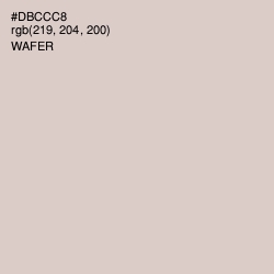 #DBCCC8 - Wafer Color Image