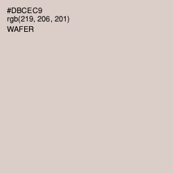 #DBCEC9 - Wafer Color Image