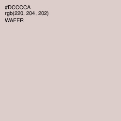#DCCCCA - Wafer Color Image