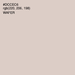 #DCCEC6 - Wafer Color Image