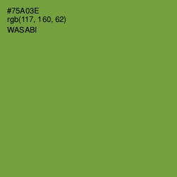 #75A03E - Wasabi Color Image